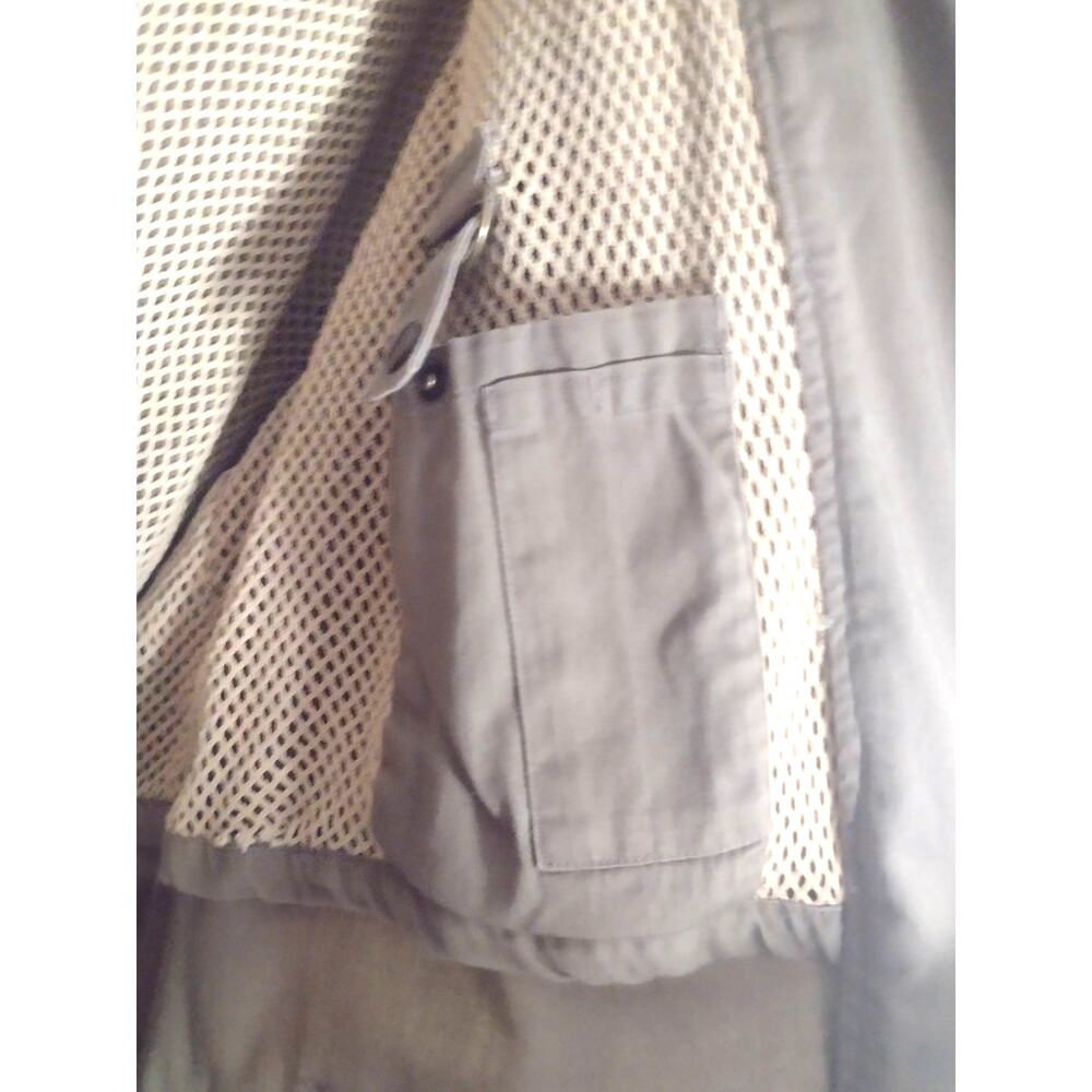 Travelsmith XXL Mens Cotton Safari Sport Jacket Coat Suede Elbow Patches 2XL - Picture 10 of 15